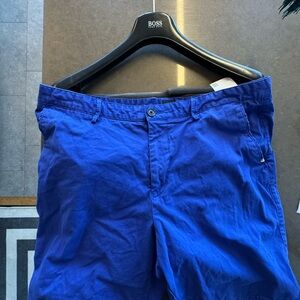Boss Royal Blue Khaki Shorts